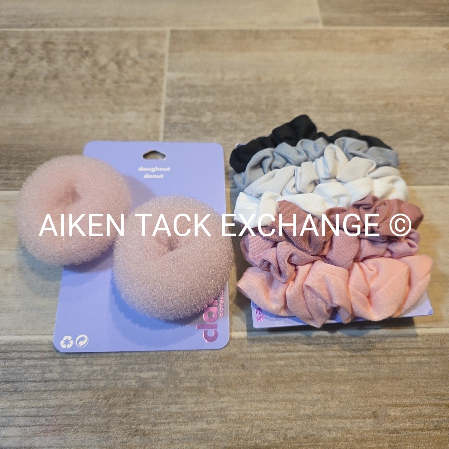 Claire's Hair Bundle - 2 Donuts, 1 Scrunchie Set