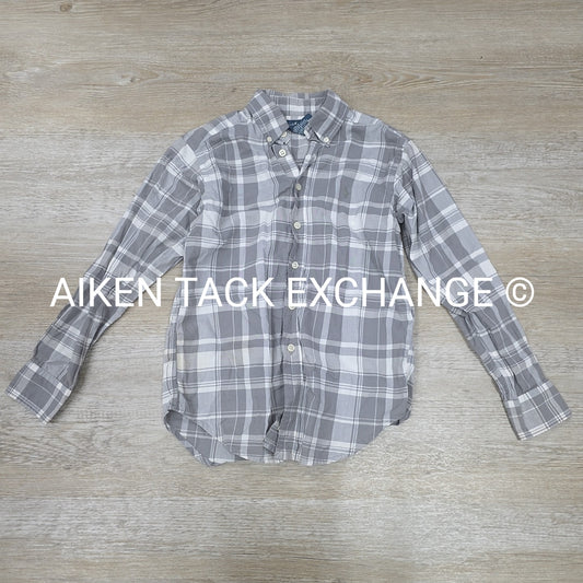 Ralph Lauren Long Sleeve Button Down Shirt, Size 8