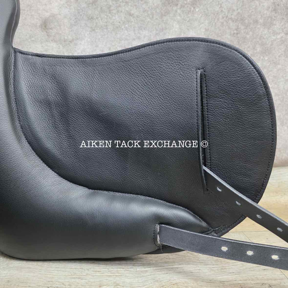 2023 Envy by Custom Saddlery Aurora Monoflap Dressage Saddle, 18" Seat, Adjustable Tree, Wool Flocked Panels