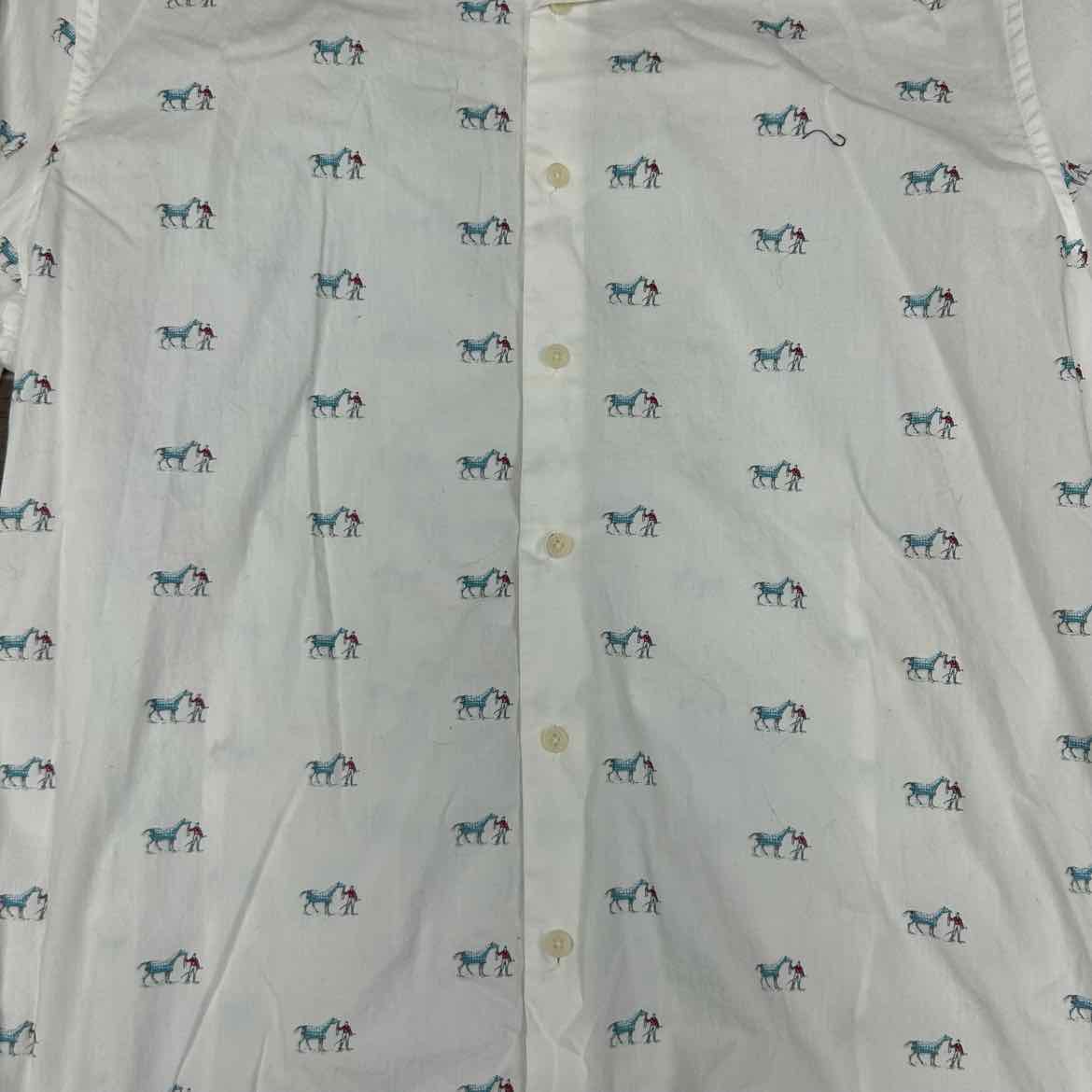 Bar III Long Sleeve Button Up Top, Size Large