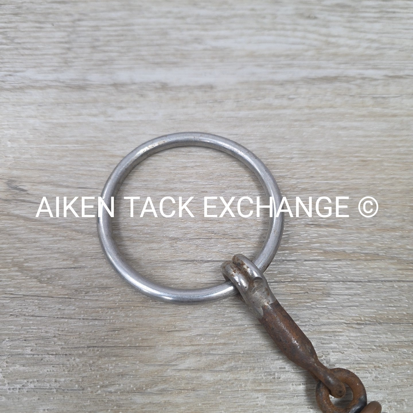 Sweet Iron Dogbone with Copper Rings Loose Ring Bit 5.25"