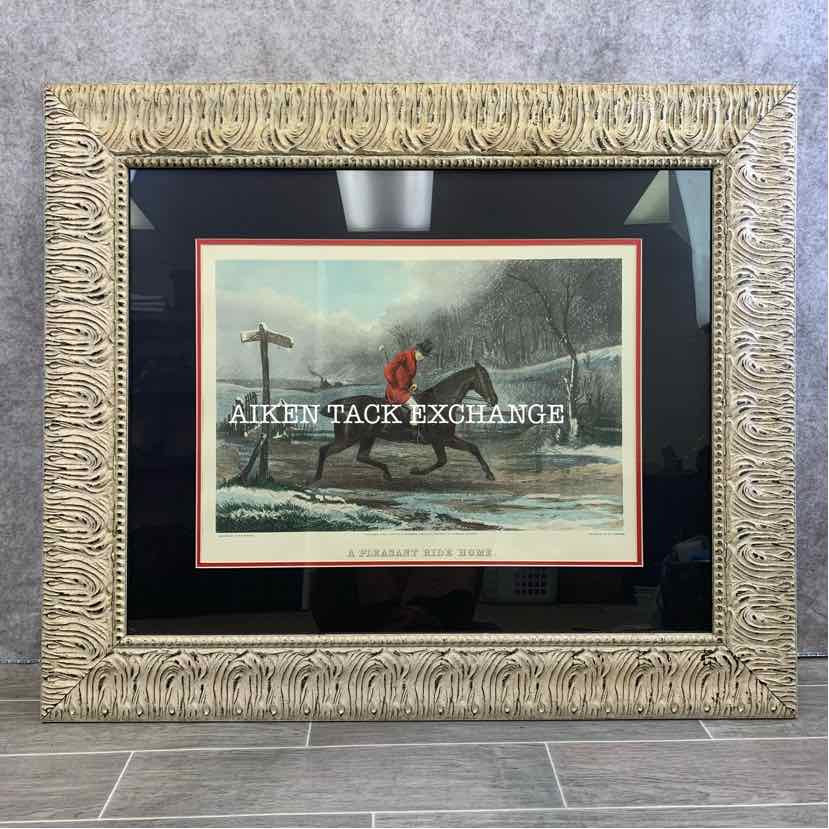 A Pleasant Ride Home by E.G. Hester, Framed Print, 38" x 32"