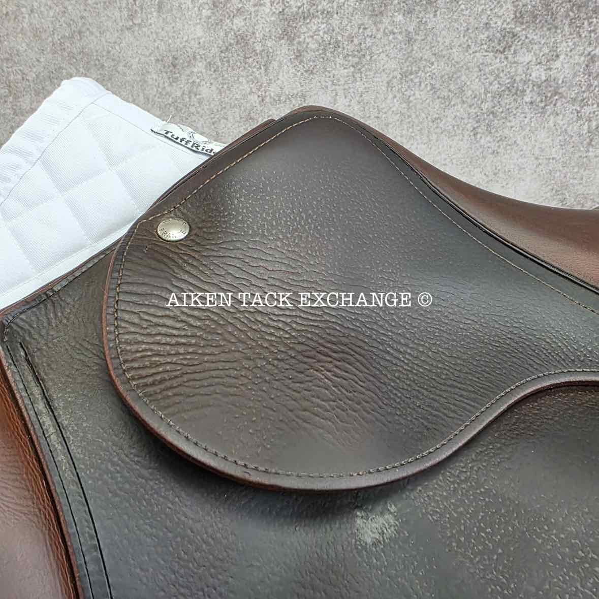 2015 Meyer Act 1 Close Contact Jump Saddle, 17.5" Seat, Medium Tree, Foam Panels