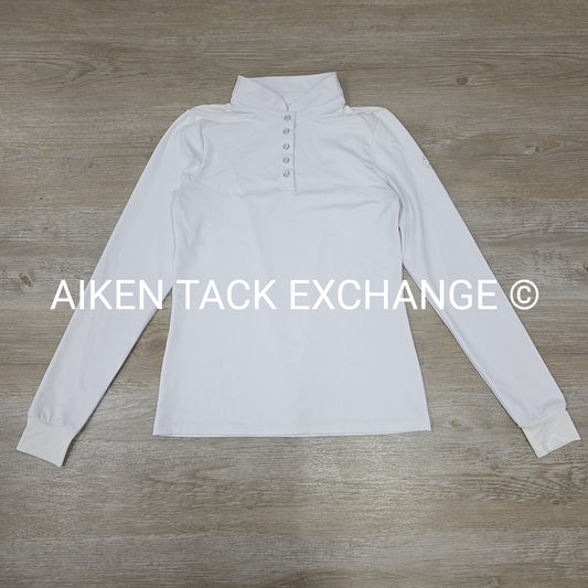 Free Ride Equestrian Devon Long Sleeve Show Shirt, Size Large