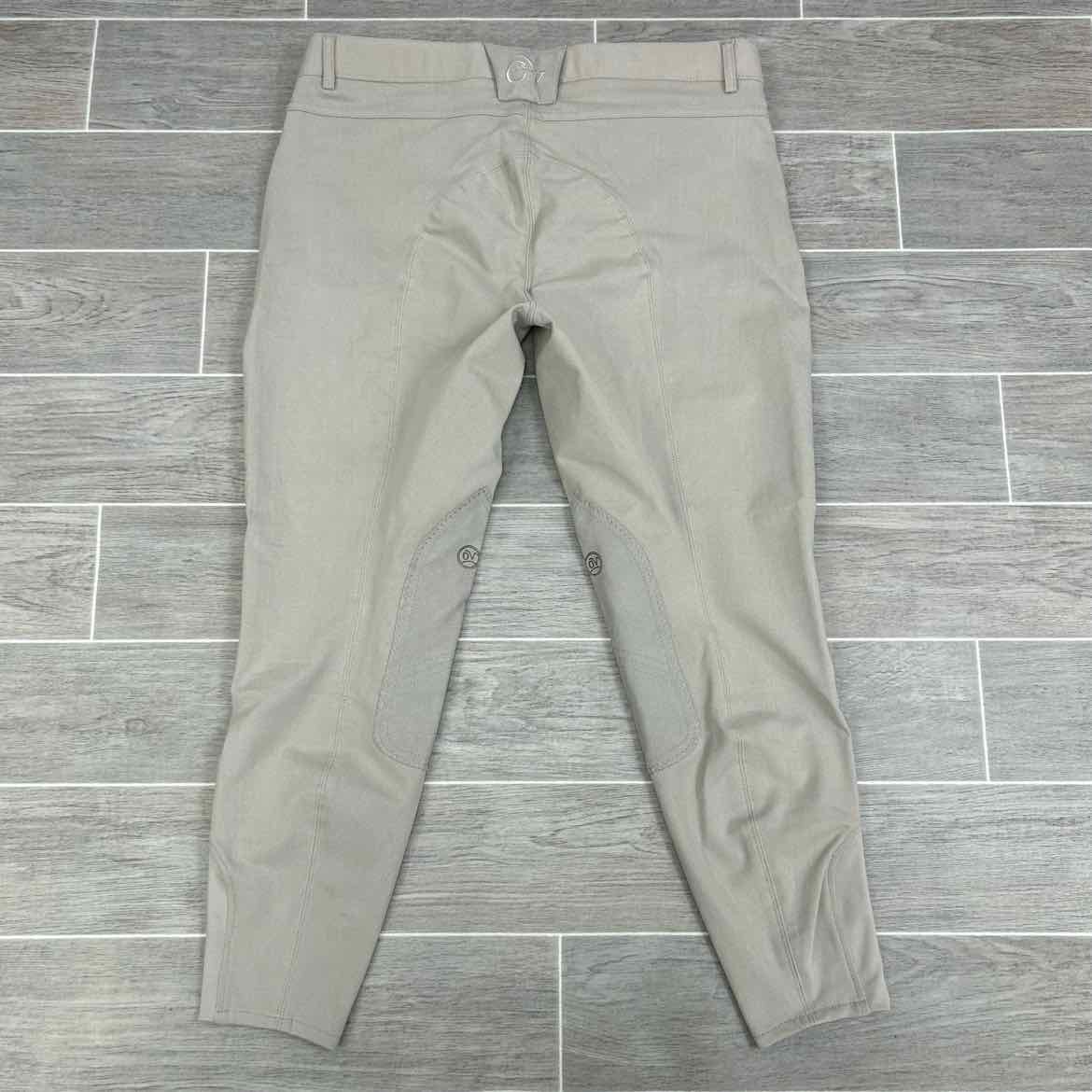 Ovation Euro Melange Knee Patch Breeches, Brand New, Size 36 R