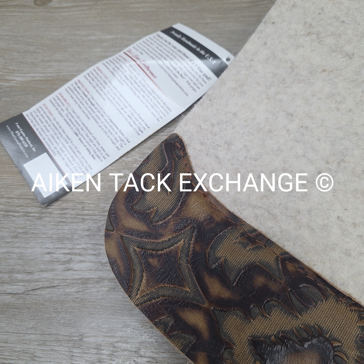 5 Star All Around Western Saddle Pad, 30" x 30", 1/2" Thick