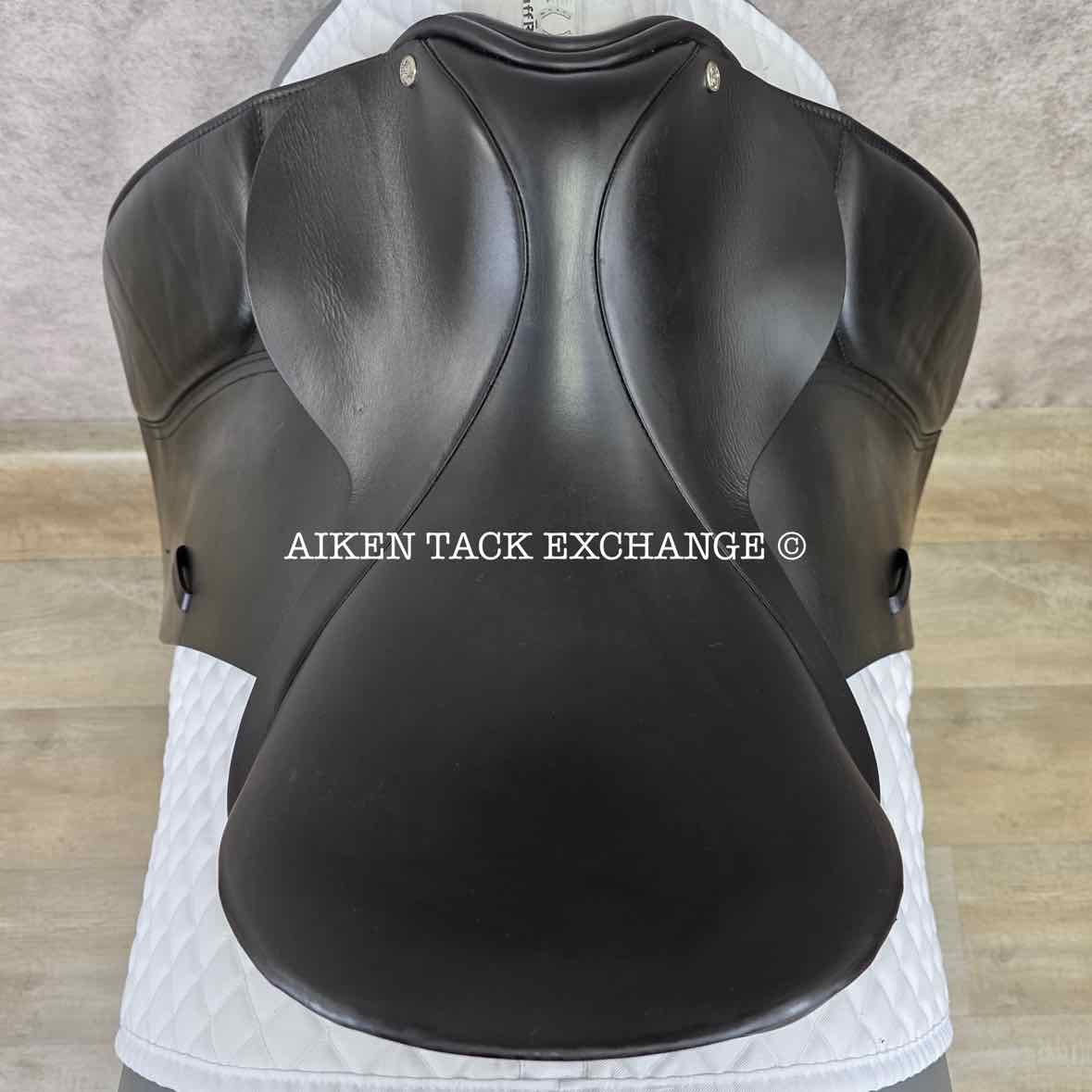 **SOLD** 1994 County Competitor Dressage Saddle, 17" Seat, MW/W Tree, Wool Flocked Panels