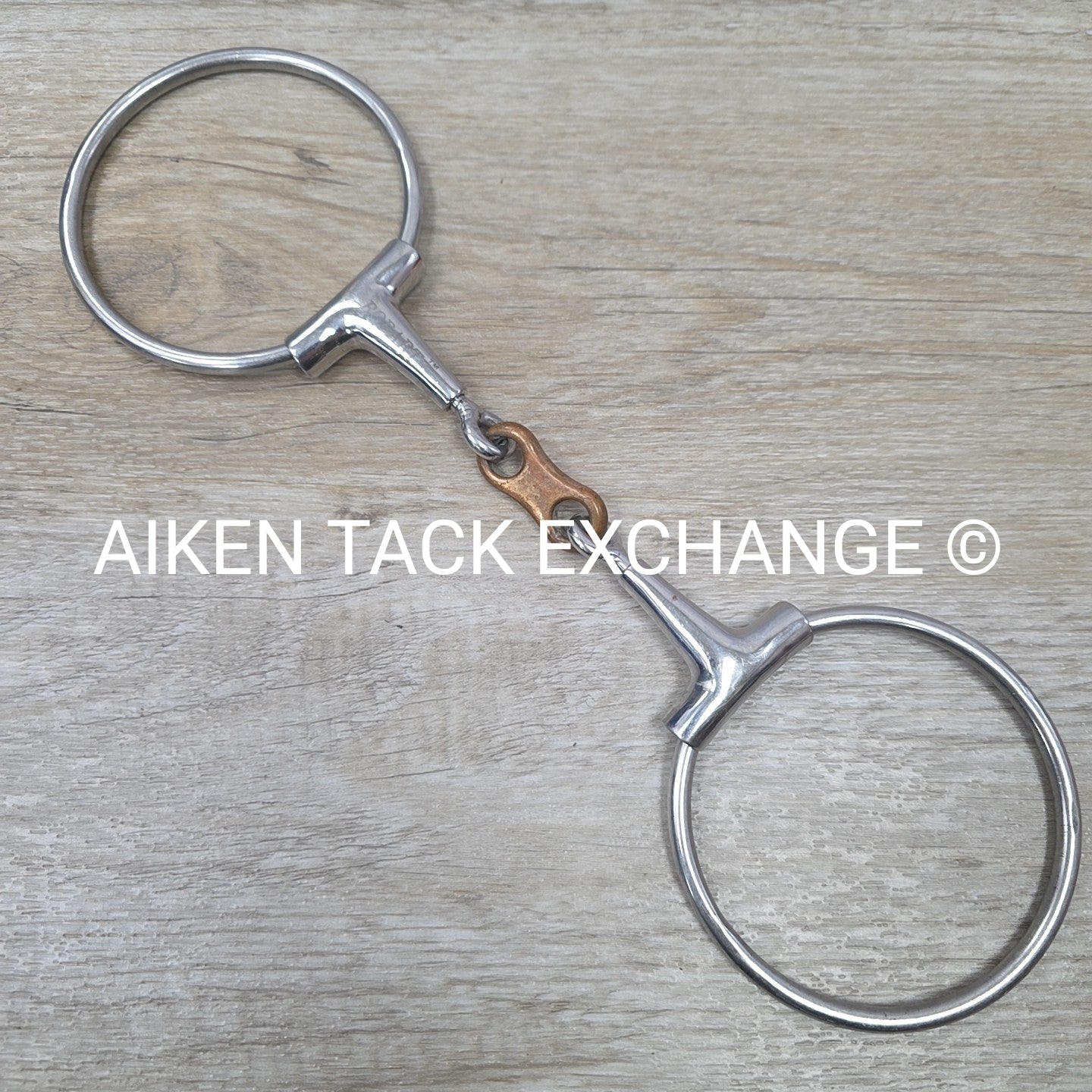Robart Copper French Link Pinchless Large Loose Ring Bit 5"