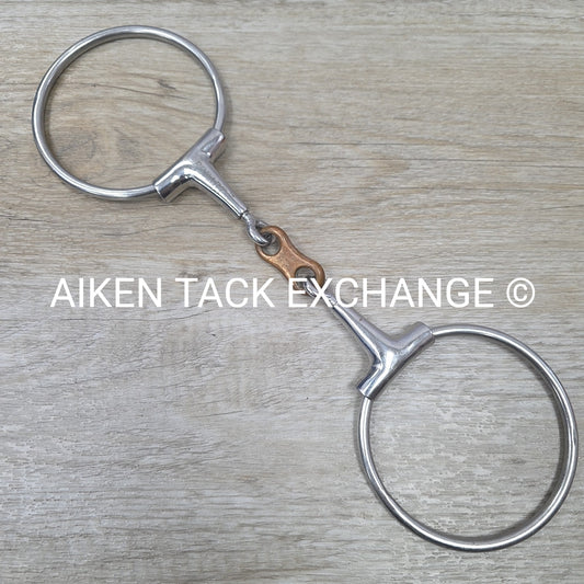 Robart Copper French Link Pinchless Large Loose Ring Bit 5"