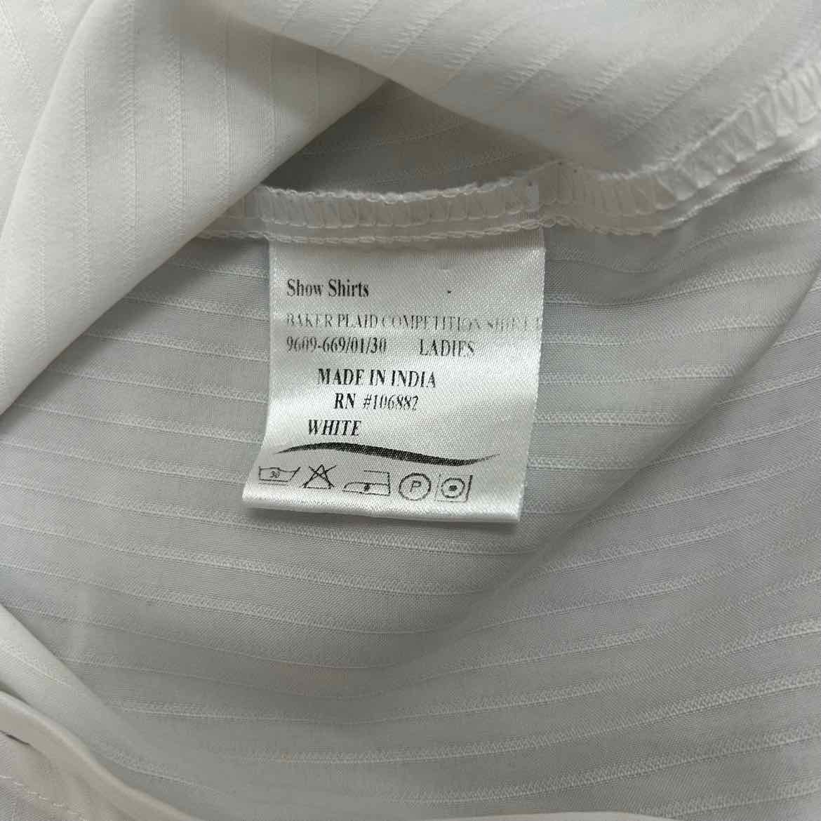 Equine Couture 5/A Baker Long Sleeve Show Shirt, Size X-Small