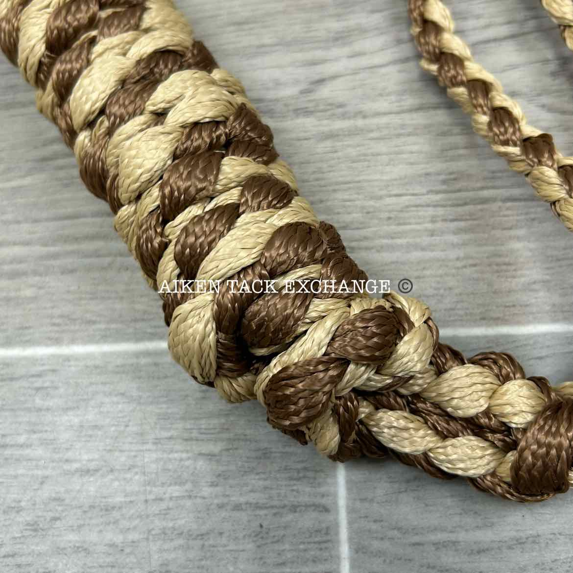 Braided Rope Halter with Lead