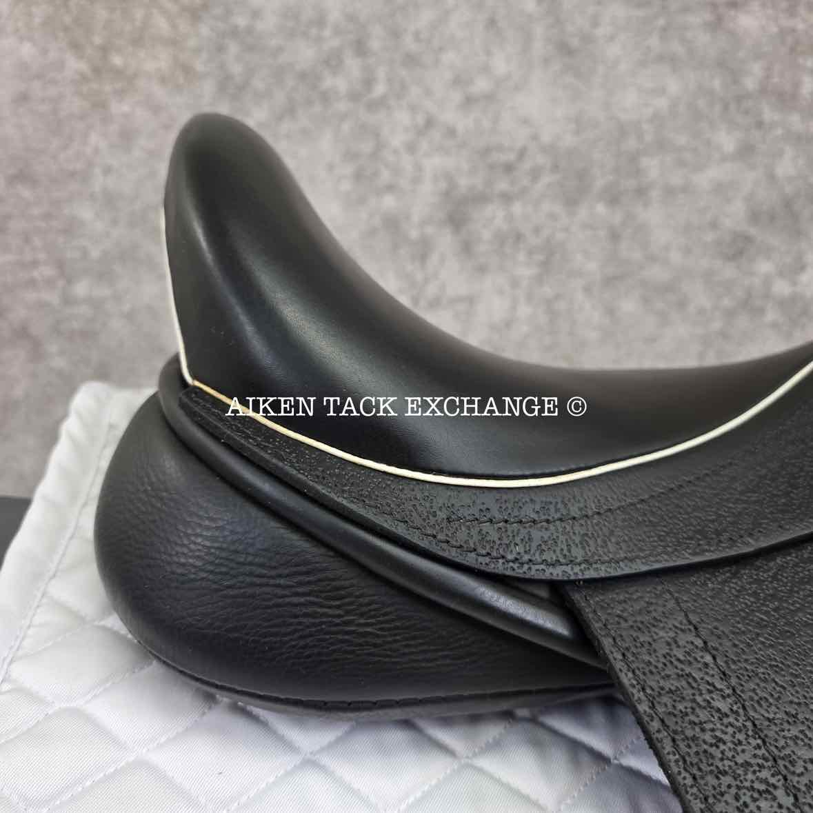 2021 Black Country Carlow Dressage Saddle, 18" Seat, Medium Wide Tree, Wool Flocked Panels