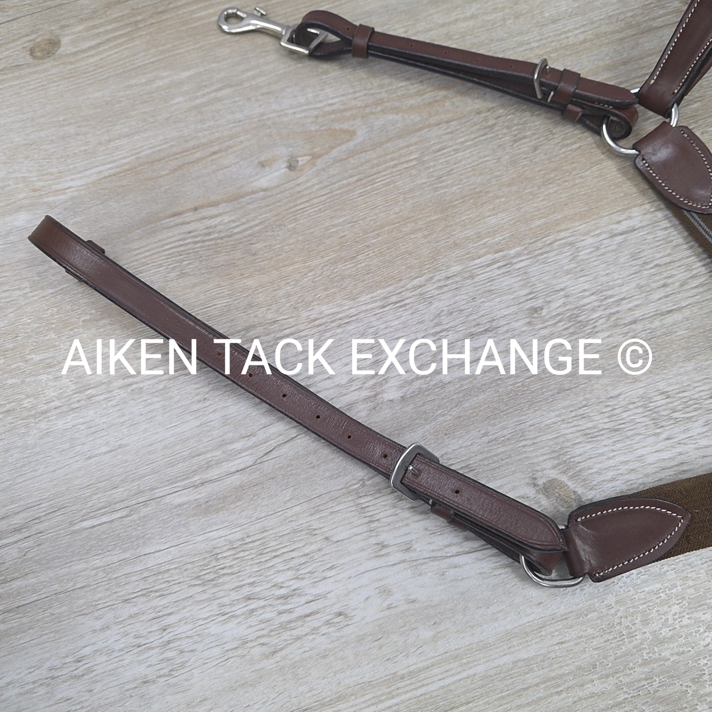 HDR Pro 5 Point Elastic Breastplate, No Running Attachment, Brown, Size Full