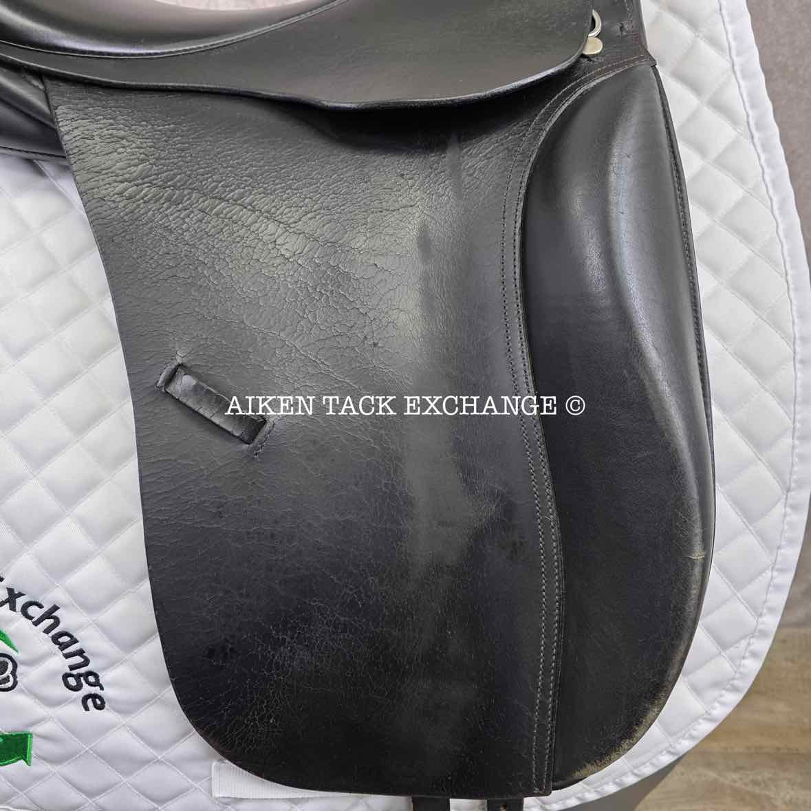 Thornhill Germania Klasse Dressage Saddle, 19" Seat, XX-Wide Hoop Tree, Wool Flocked Panels