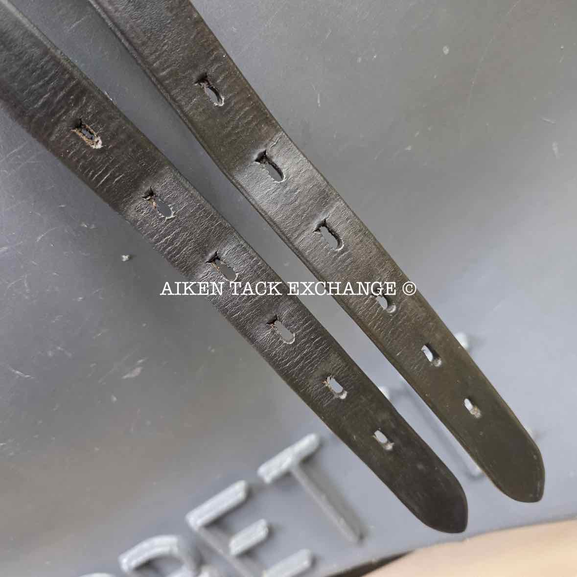 **On Trial** 2014 Black Country Solare Vinici Monoflap Jump Saddle, 17.5" Seat, Medium Wide Tree, Wool Flocked Panels