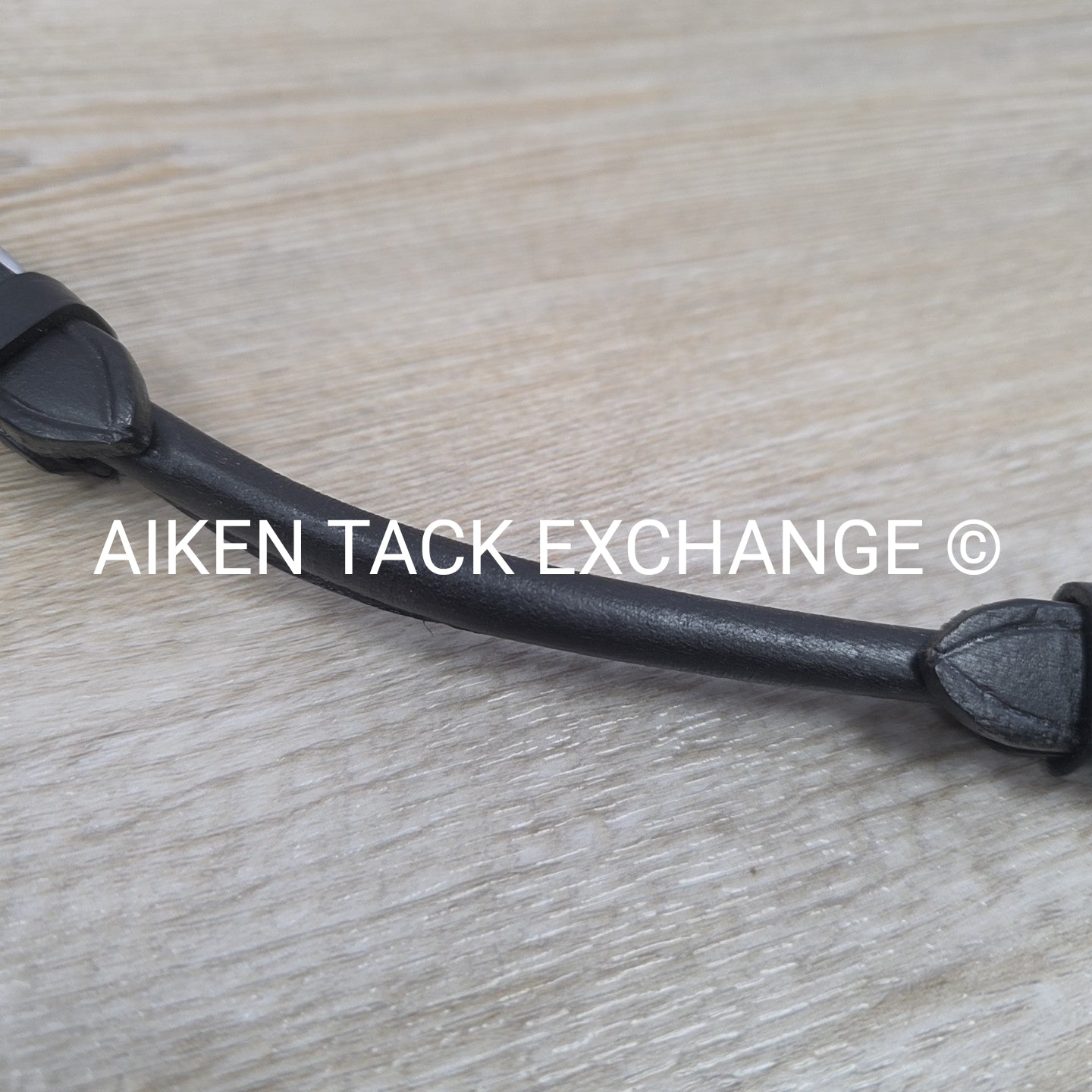 Rolled Leather Saddle Grab Strap