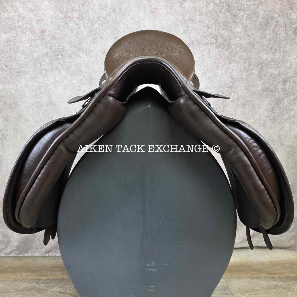 **SOLD** Centaur by Michael Stokes Dressage Saddle, 17.5" Seat, M/MW Tree, Wool Flocked Panels