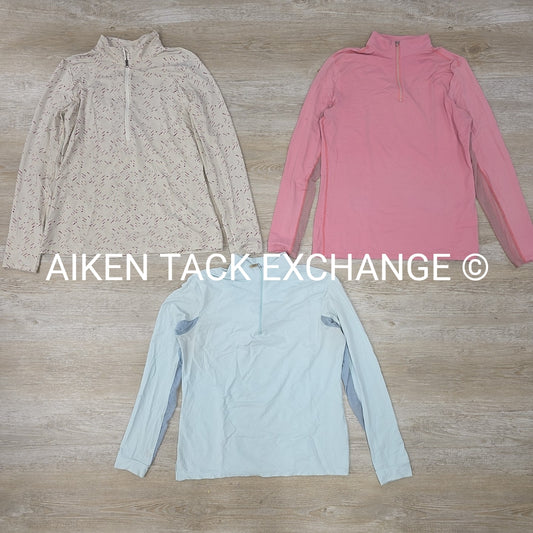 BARGAIN BUNDLE: EIS, Dover Saddlery, & Unknown Brand Long Sleeve Sun Shirts, Siz