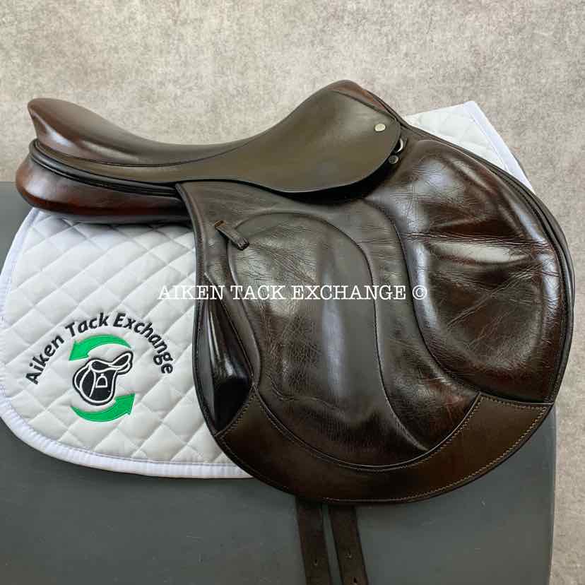 2012 Stackhouse Monoflap Jump Saddle, 19" Seat, Narrow Tree