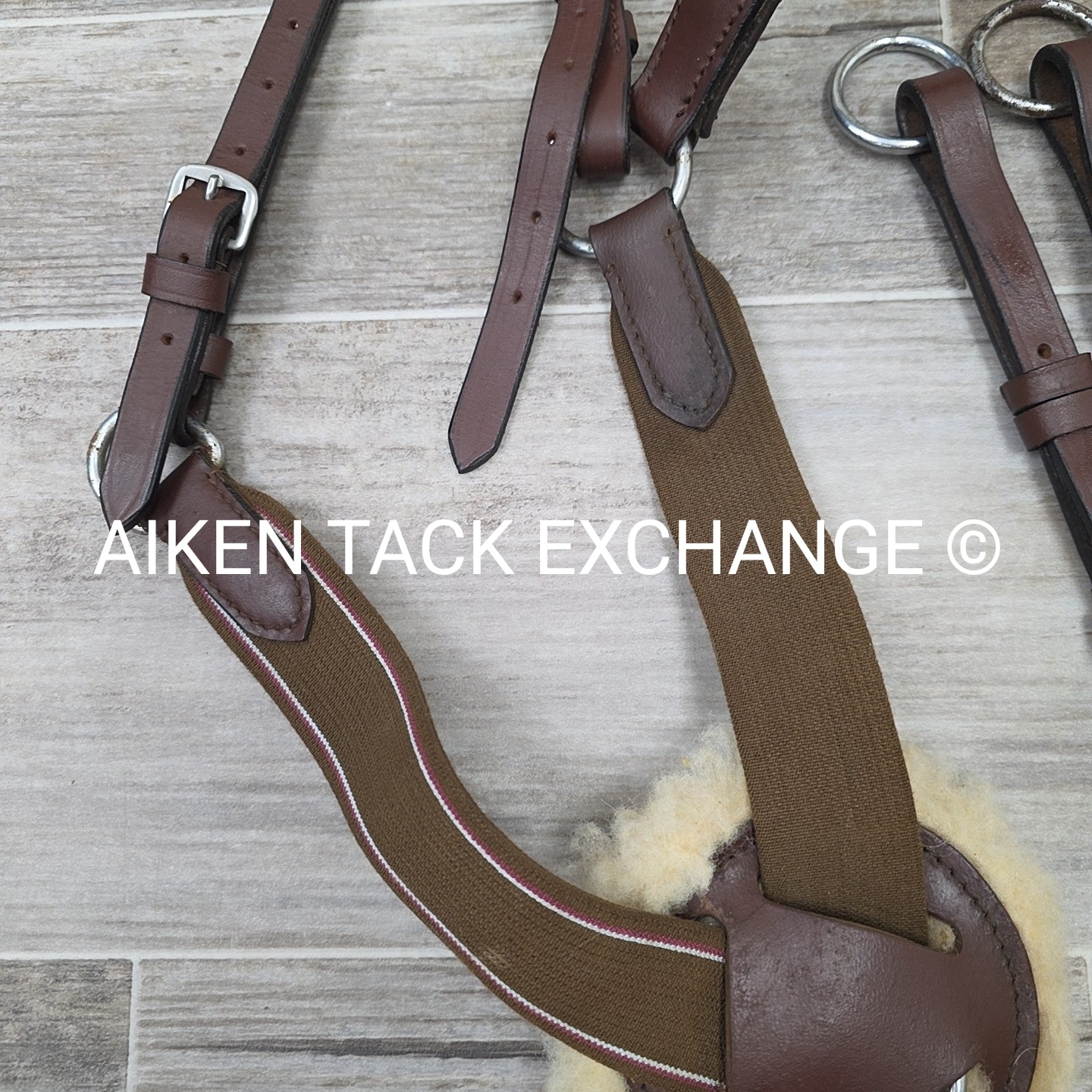 5 Point Breastplate with Running Martingale Attachment, Brown, Size Full