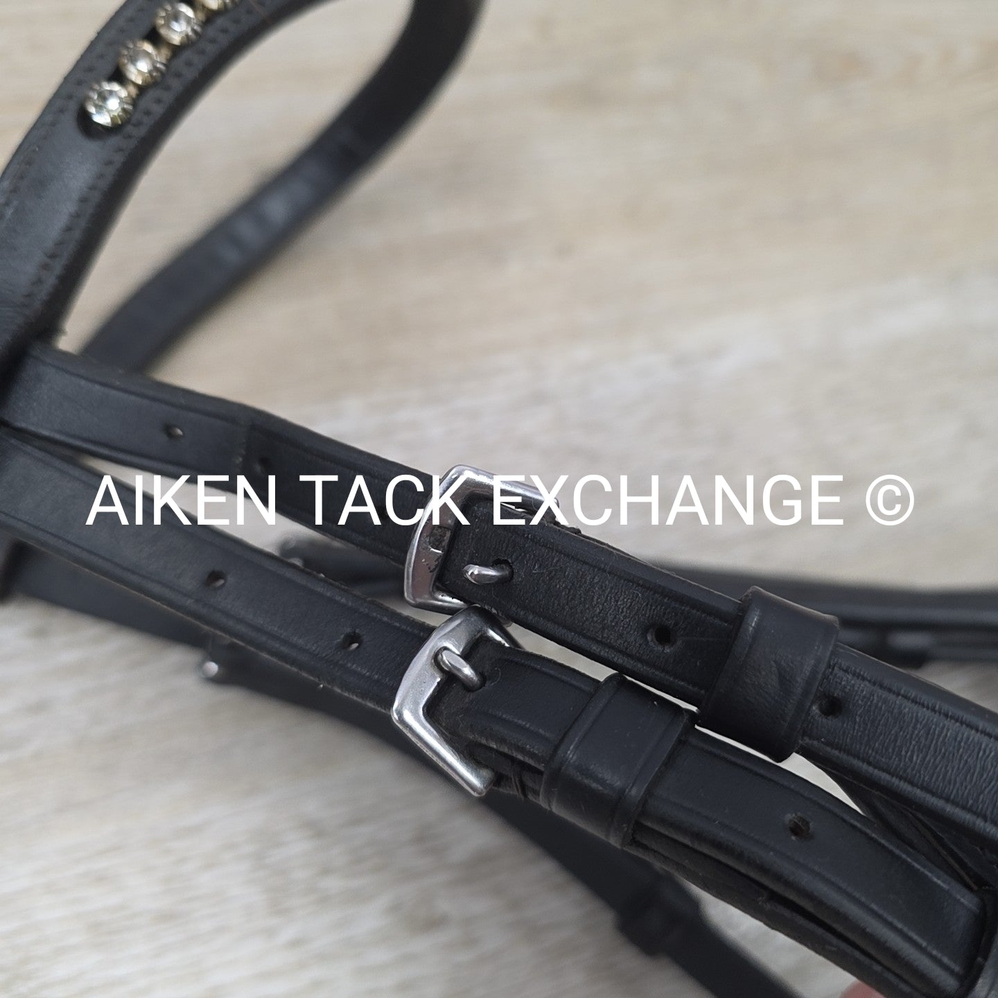 Schockemohle Ergonomic Bridle, No Reins, Black, Size Full