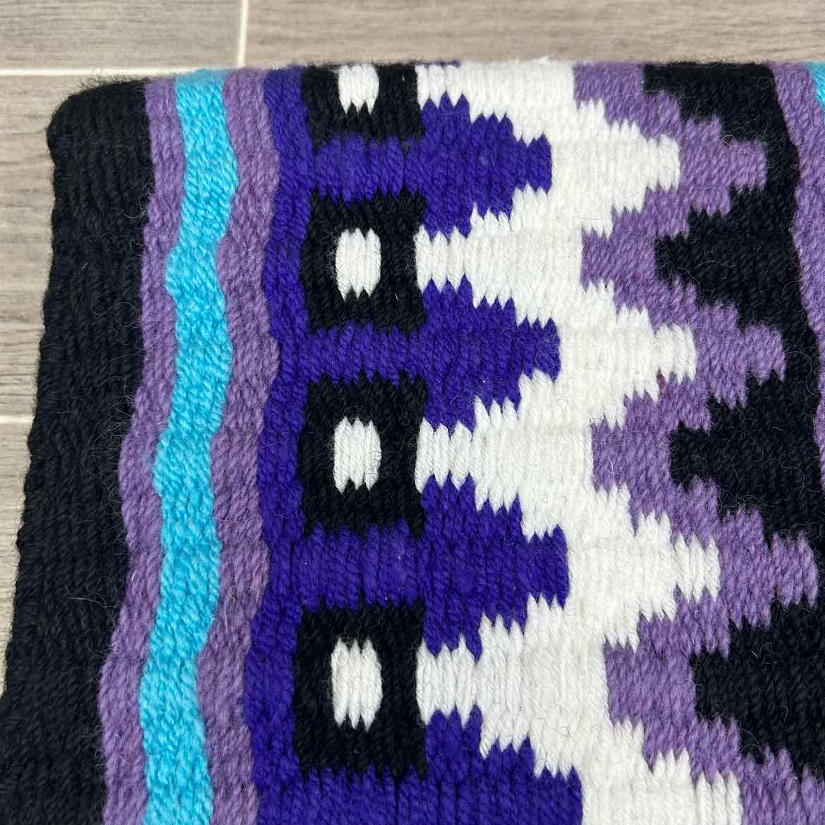 Kathy Williams Woven Western Show Pad, 100% Wool, Size 34" x 40"