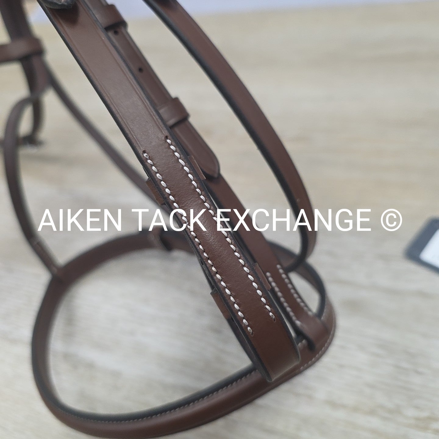 HDR Advantage Plain Raised Bridle with Reins, Oakbark, Size Pony