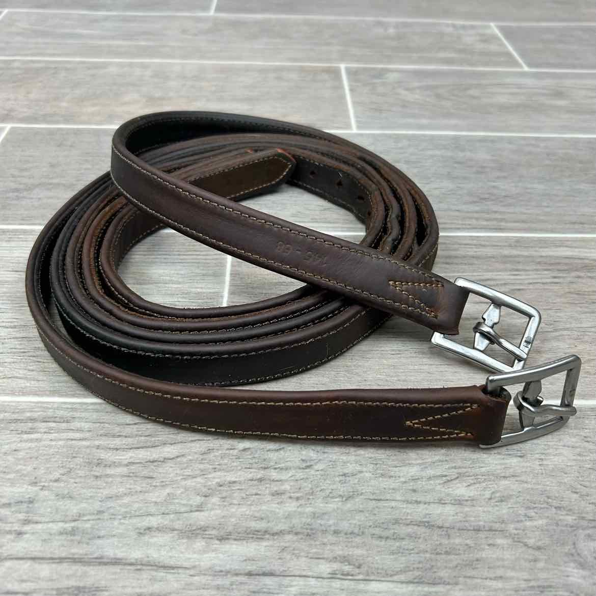 Antares Stirrup Leathers, Brown, 58"