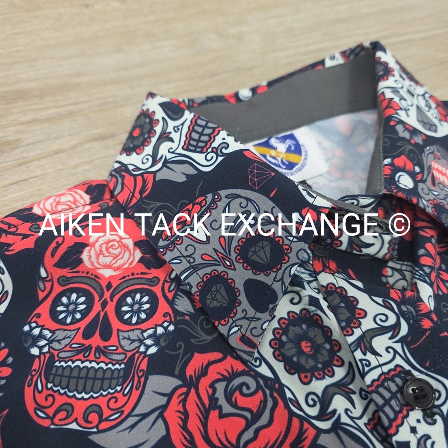 Royal Highness Long Sleeve Collared Shirt, Size Large