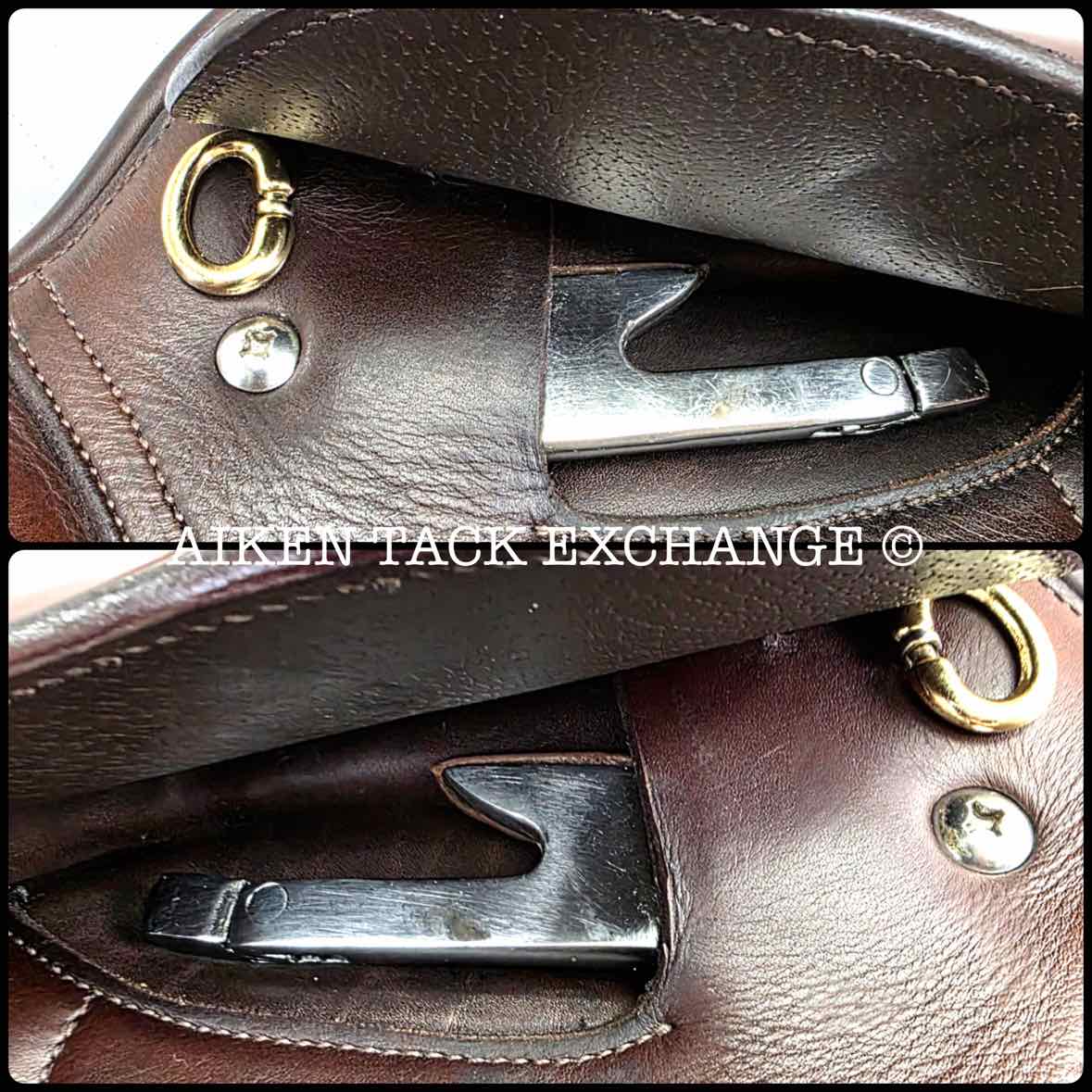 Ovation Pony Close Contact Jump Saddle, 15" Seat, Adjustable Tree - XCH Changeable Gullet, Foam Panels