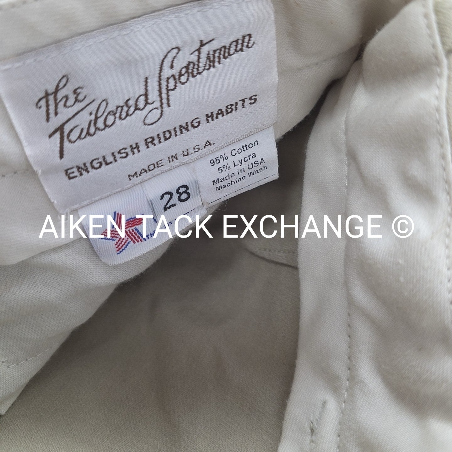 Tailored Sportsman Side Zip Knee Patch Breeches, Women's 28