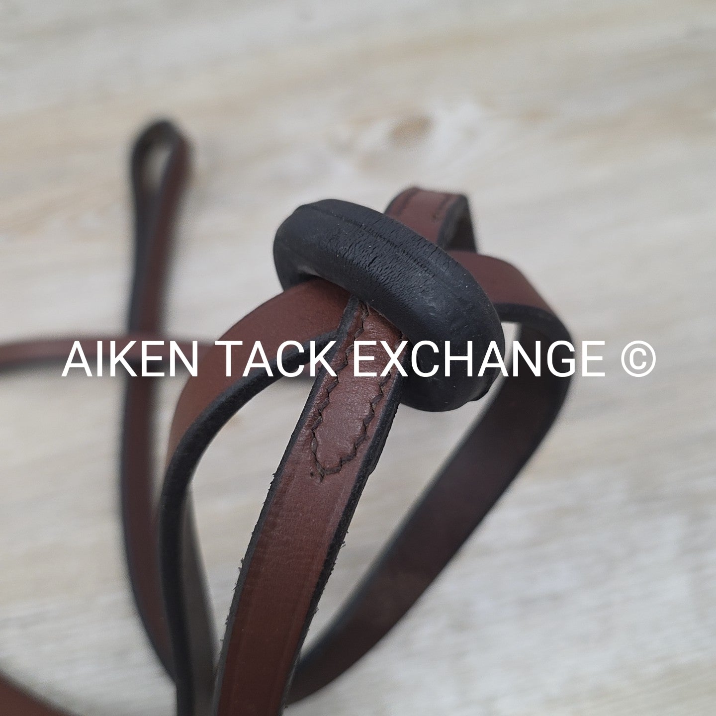 Plain Flat Standing Martingale, Brown, Size Pony