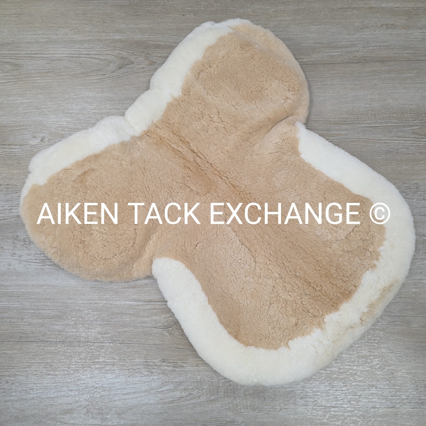 Fleeceworks Perfect Balance Rolled Edge Sheepskin Half Pad with Front Shims, Siz
