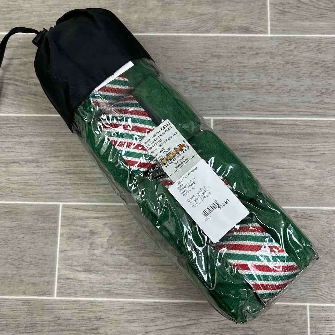 Dover Saddlery Candy Cane Polo Wraps, Set of 4