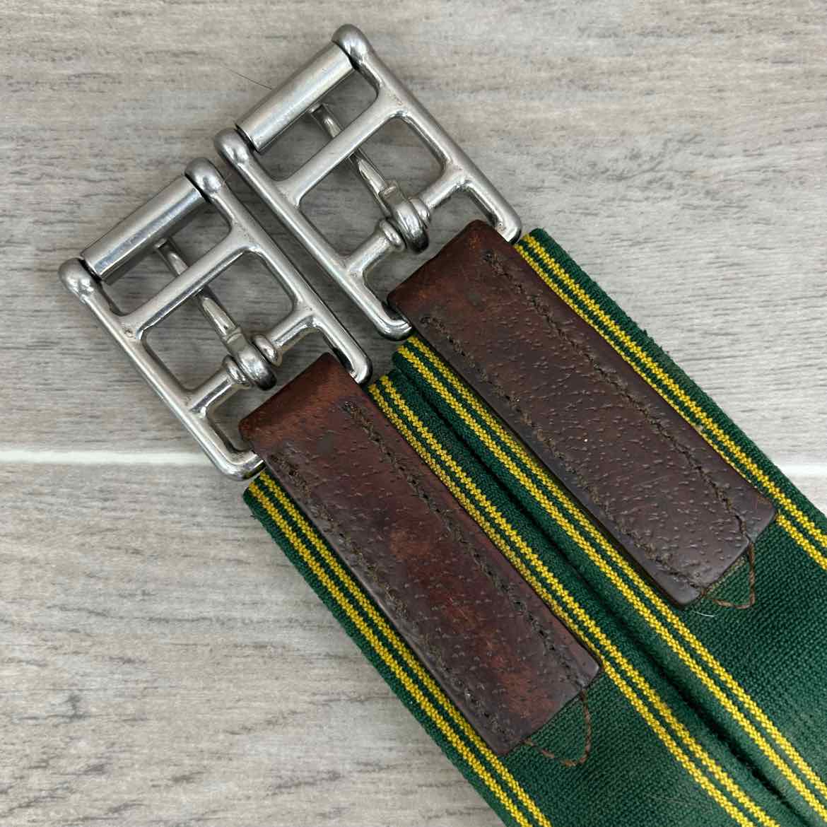 HDR Leather Girth with Single End Elastic 50"