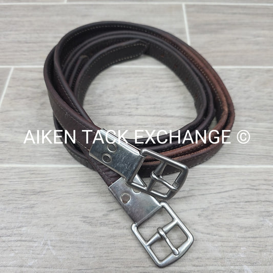 Dover Saddlery Stirrup Leathers, Brown, 48"