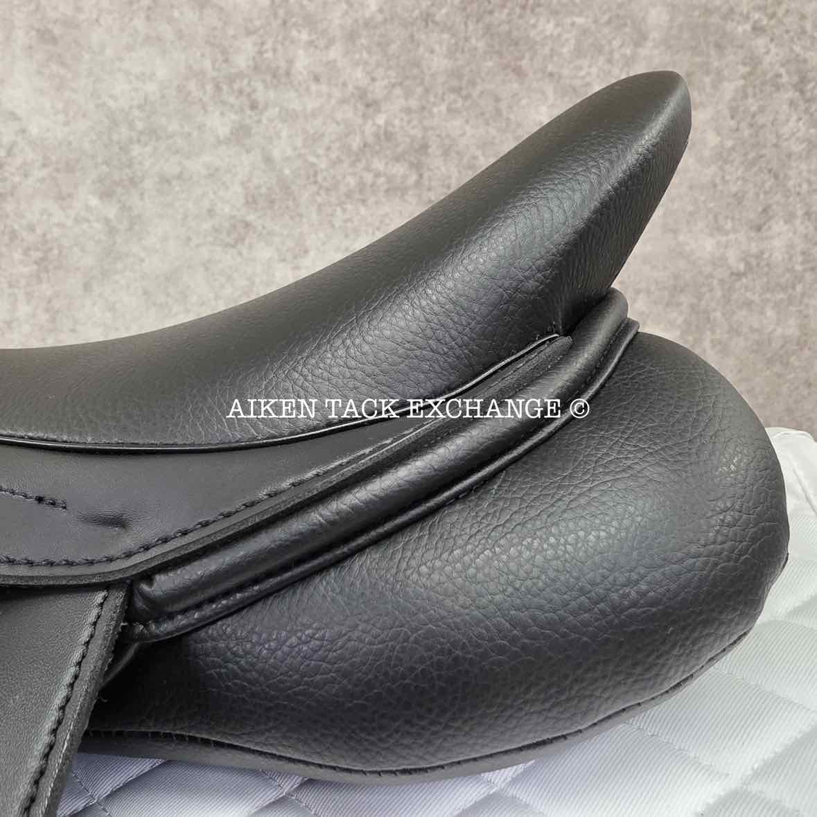 HDR - Henri de Rivel Vegan-X IGP Dressage Saddle, 17.5" Seat, Adjustable Tree - Changeable Gullet, Wool Flocked Panels