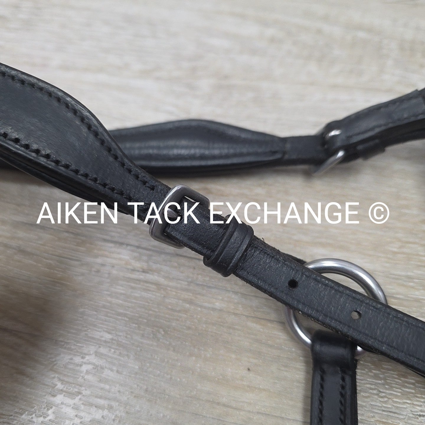 Bitless Bridle, No Browband, No Reins, Black, Size Full