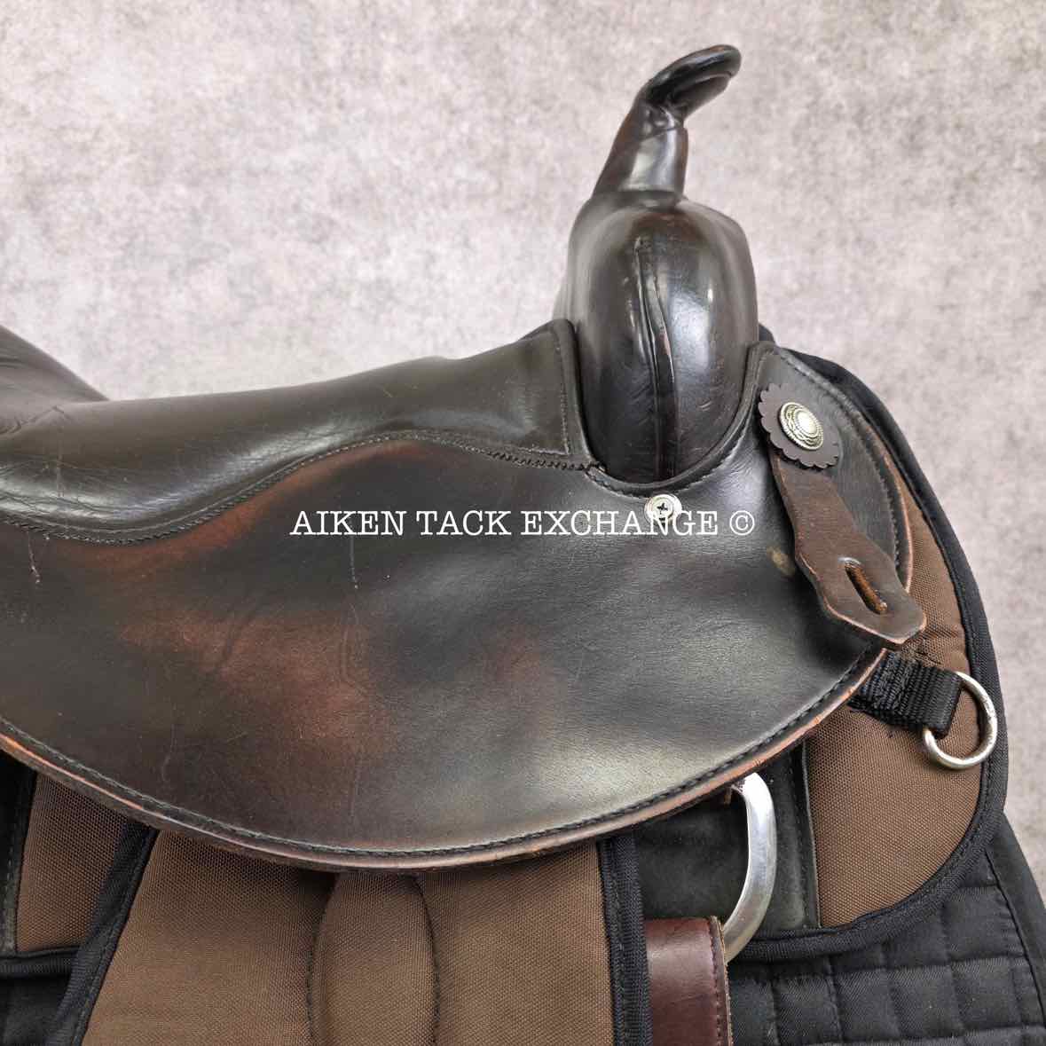 Big Horn 298 Cordura Comfort Flex Pleasure Trail Western Saddle, 17" Seat