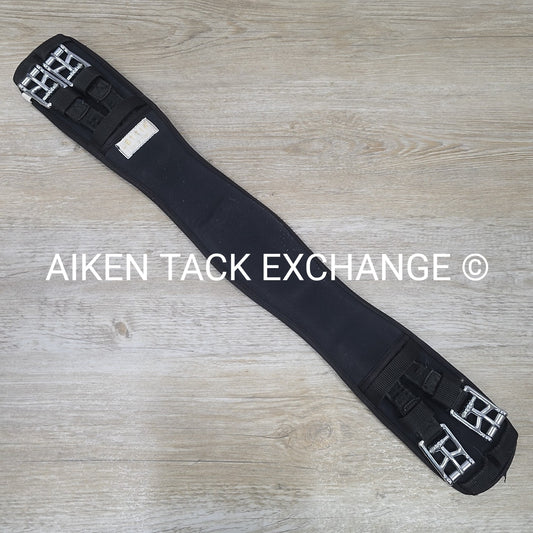 Lettia Memory Foam Clik Dressage Girth, Black, 28"