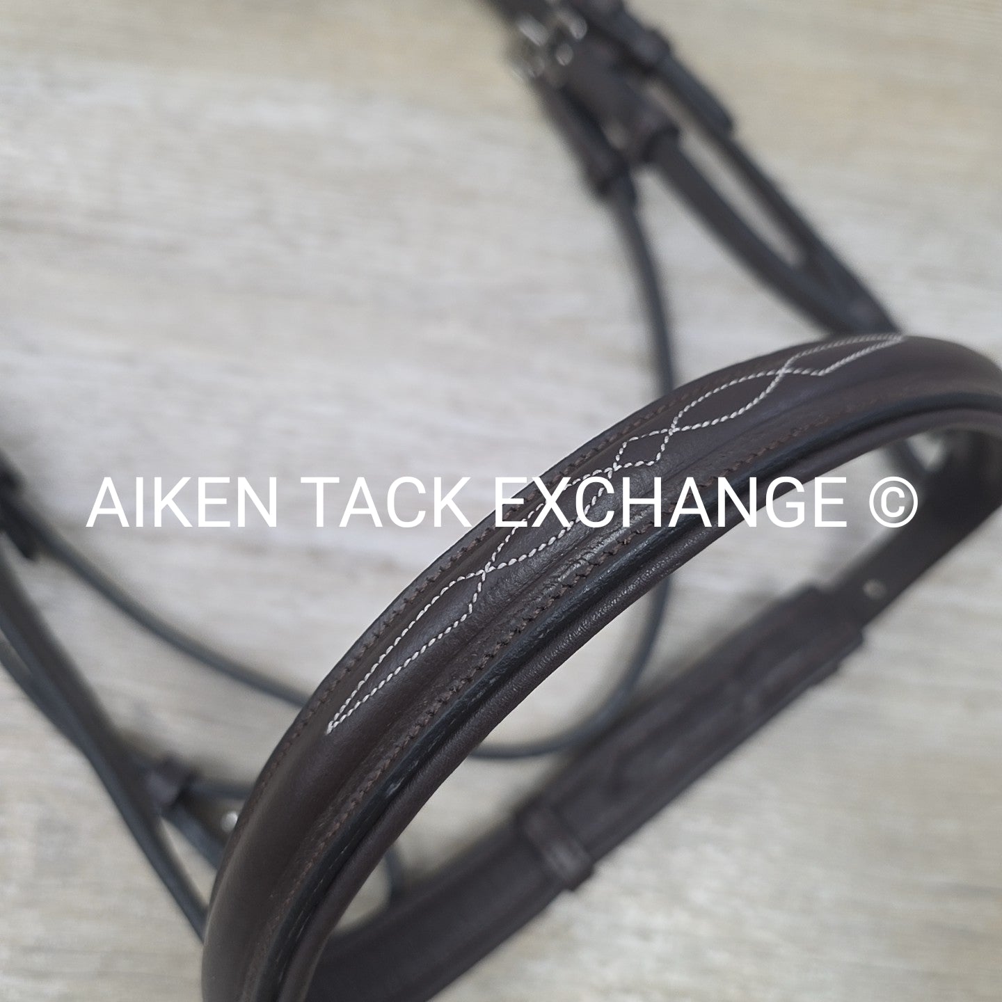 HDR Advantage Mono Crown Padded Bridle with Reins, Havana, Size Cob