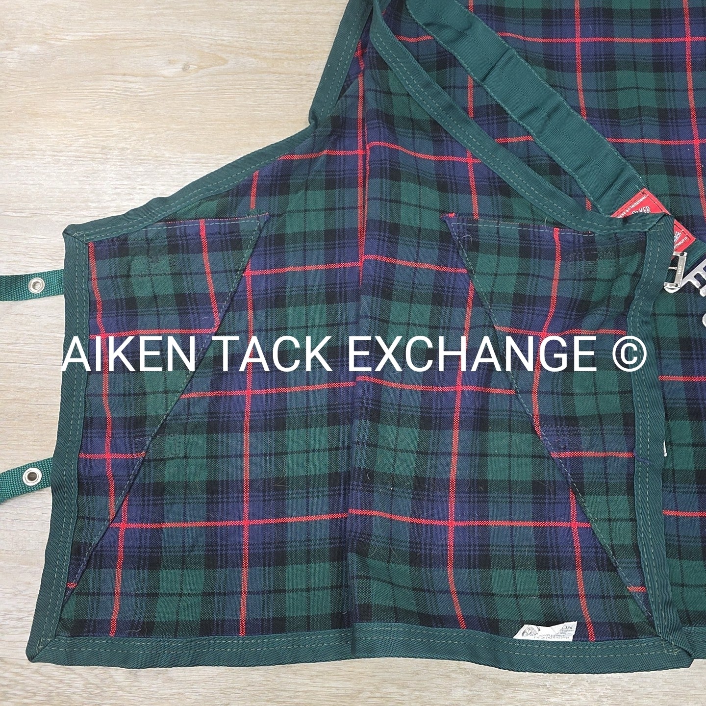 5/A Baker Original Tartan Plaid Stable Sheet, Size 72"