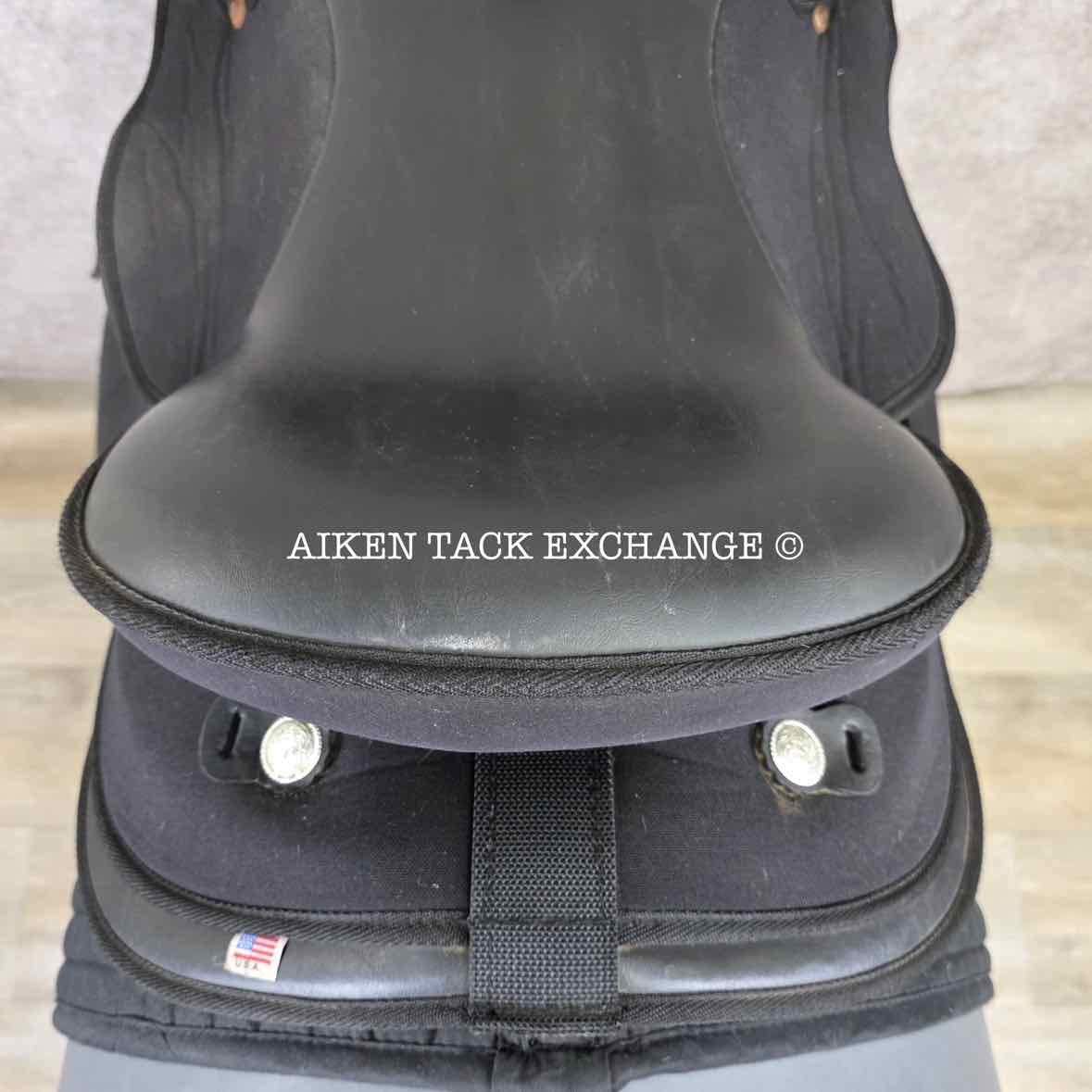 Abetta Brushhopper Gaited Comfort Trail Western Saddle, 16" Seat, Regular Tree - Semi QH Bars