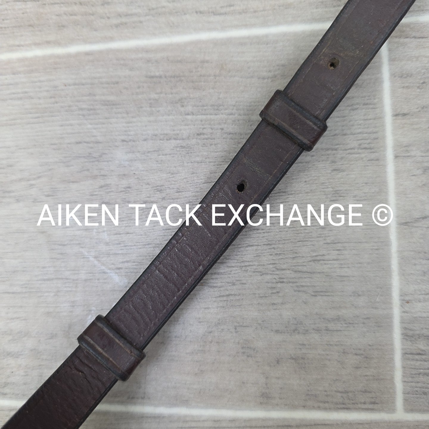 Dy'on Plain Square Raised Standing Martingale, Brown, Size Full