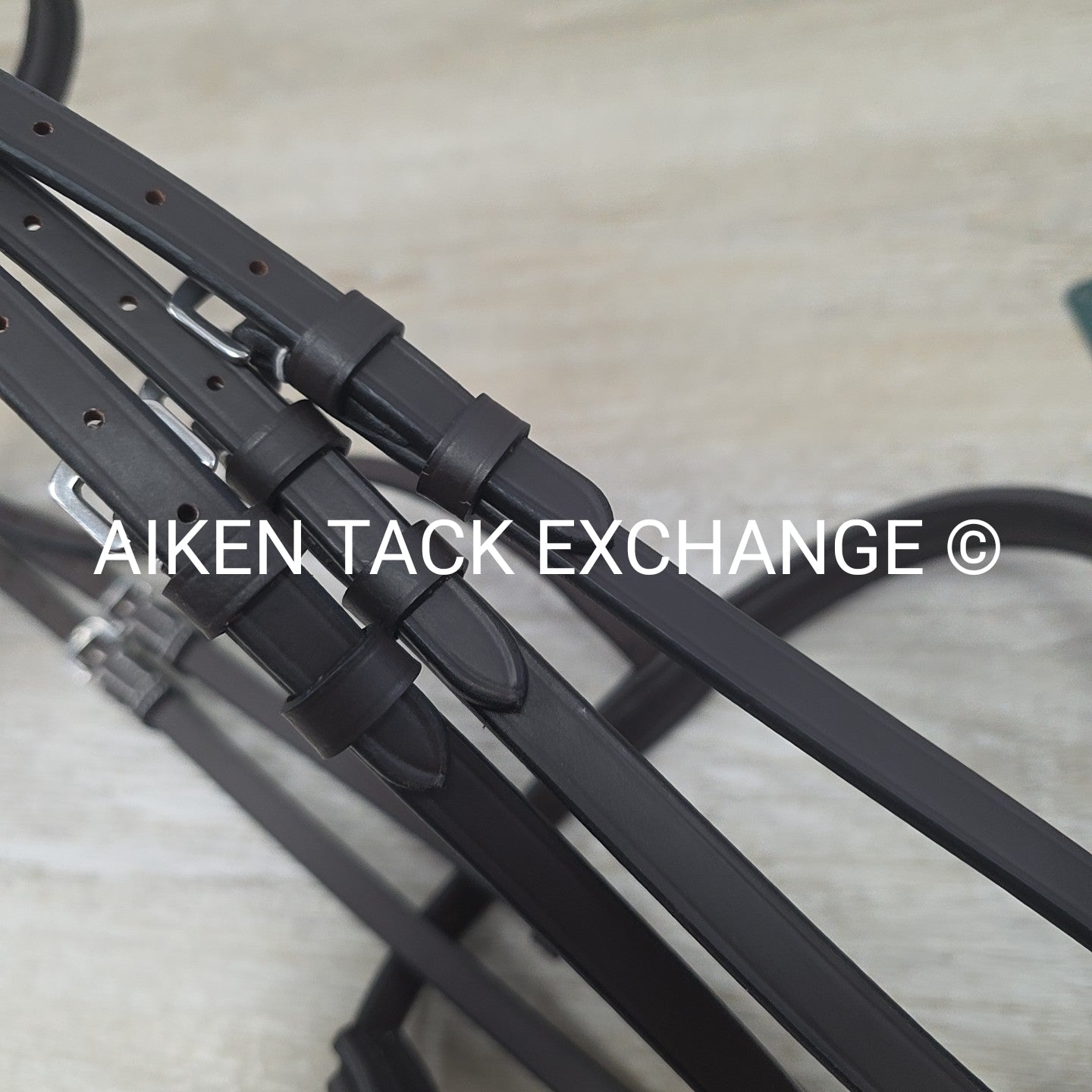 HDR Advantage Mono Crown Padded Bridle with Reins, Havana, Oversize