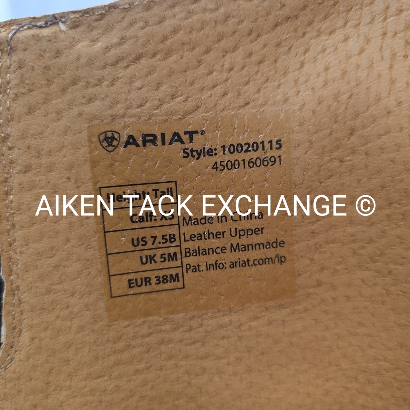 Ariat Heritage Contour II Field Boots, Brown, Size 7.5 Tall XS