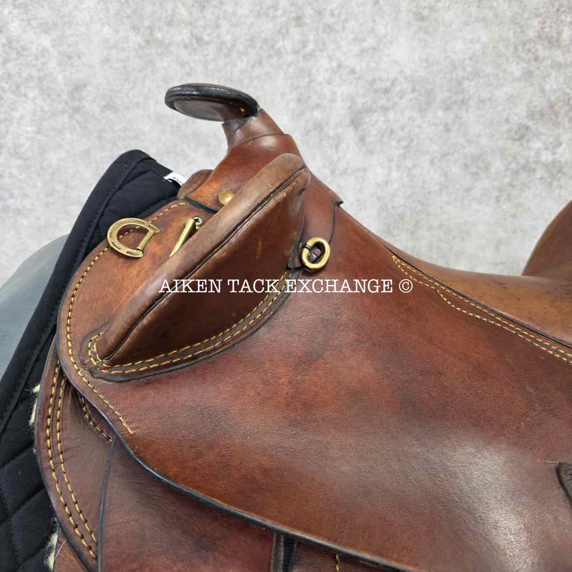 Trevor James Champion Drafter Australian Saddle, 15.5" Seat (Western) - 17.5" Seat (English), Wide Tree