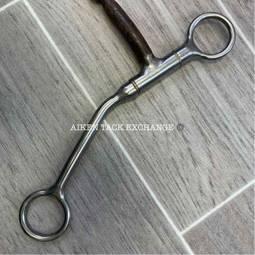 Reinsman 563 Single Joint Sweet Iron Shanked Bit 5"