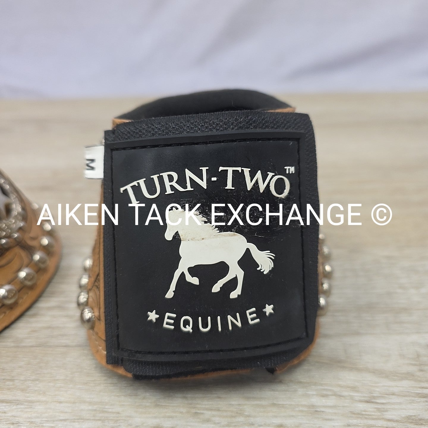 Turn-Two Equine No Turn Bell Boots, Size Medium