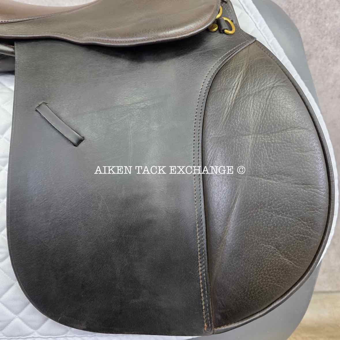 GFS Fieldhouse All Purpose Saddle, 17" Seat, Extra Wide Tree, Wool Flocked Panels